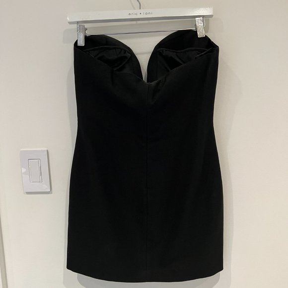 *NWT* Zara Limited Edition Black Sweetheart Mini Dress Small - Picture 3 of 3